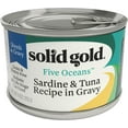 thumbnail image 2 of Solid Gold Shreds in Gravy with Real Tuna & Sardine for Cats - Canned Wet Cat Food - Grain & Gluten Free Shreds with Gravy - Superfood, Protein, Vitamins, Minerals & Amino Acids - 16ct/6oz Can, 2 of 7