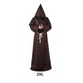 thumbnail image 2 of Sonducket Disfraz de Cosplay Medieval de moda para mujeres y hombres, mujeres, hombres, disfraz de vestido Medieval de Halloween Disfraces de disfraces café XL, 2 of 6