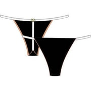 Necessary Objects Barely Nude T-Bar Panty, Medium, Classic Black