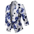 thumbnail image 1 of FashionOutfit Women's Stretch 3/4 Gathered Sleeve Open Blazer Jacket, 1 of 5