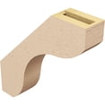 thumbnail image 5 of Ekena Millwork 3"W x 14"D x 14"H Stanfield Rough Cedar Woodgrain TimberThane Knee Brace, Primed, 5 of 6