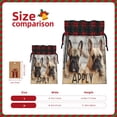 thumbnail image 3 of Pofeuu Cute Bulldogs Apply Print Burlap Bags with Drawstrings Drawstring Gift Bags Pouch Bag for Thankgiving Birthday Party Gift Wrapping Treats and Party Favors-Black, 3 of 8