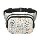 thumbnail image 1 of Fotbe Watercolor Floral Cangurera Cuadrada con Estampado de Doble Capa, Bolsa de Cintura Ajustable Mini para Hombres y Mujeres, 1 of 9