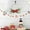 Multicolor D, variant on Xecvkr Christmas Metal Wreath Wall Hanging Iron Plastic Simulation Festive Door Window Home Party Reusable Modern Round 13.77in