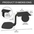 thumbnail image 2 of ECR4Kids The Surf - Portable Lap Desk, Laptop Stand and Writing Table, 10-Pack, Black, 2 of 6