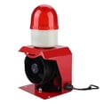 thumbnail image 3 of Bocina Audible Y Visual Sirena Sistema De Alarma De Sonido Led Rojo Bocina De Advertencia Intermitente 110Db 10W Advancent EL007280-00, 3 of 6