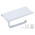 thumbnail image 2 of Toilet Paper Holder Phone Shelf, Prevent Slipping  Towel Rack Anti Rust with Screws for Shower Room for Kitchen, 2 of 8