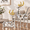 Golden Antler, variant on Transparent Reindeer Figurines Set Of 2 Deer Statues For Home Decor Tabletop Fireplace Mantel And Cabinet Ornaments & Gift (silve