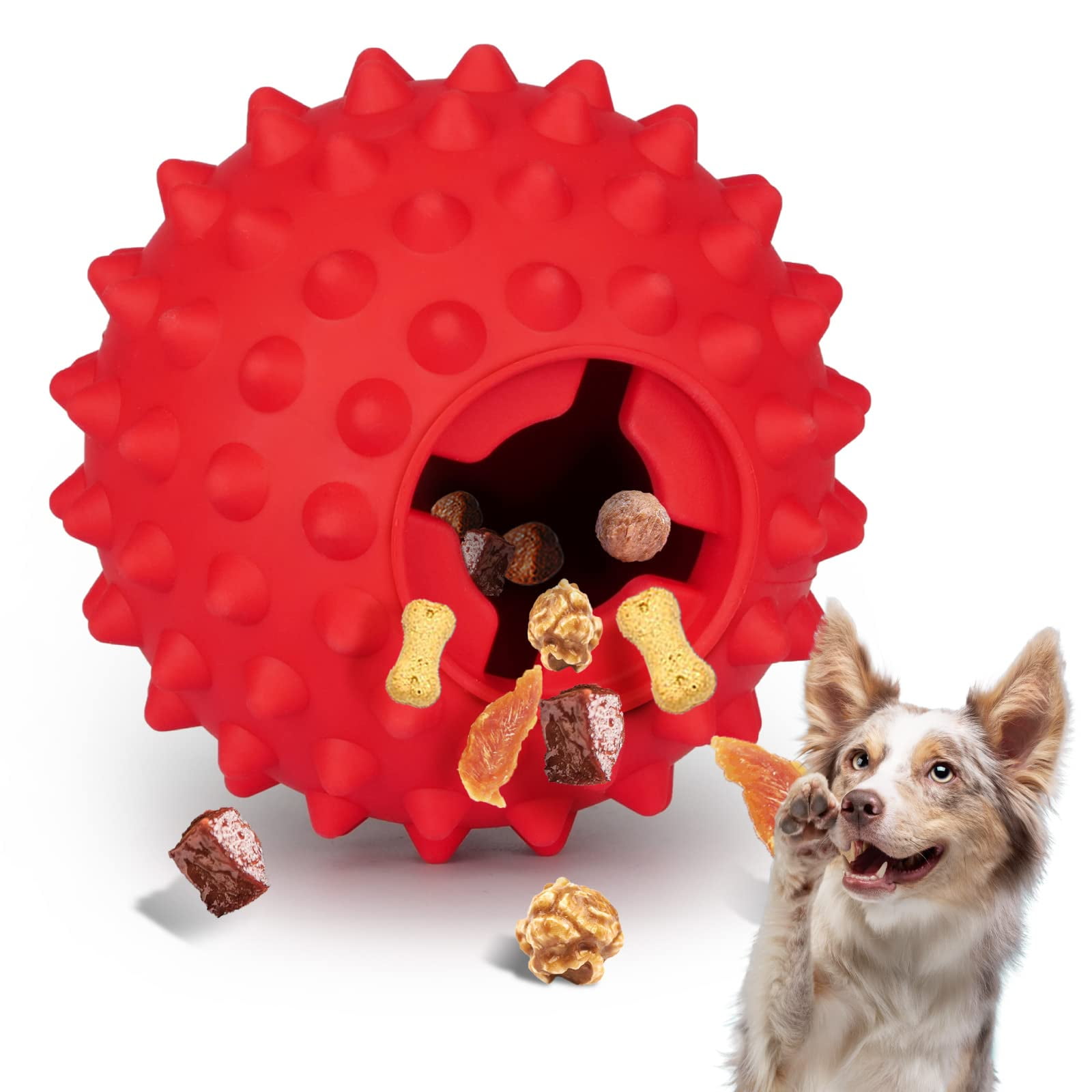 Dog Balls Treat Dispensing Dog Toys, Dog Toys for Large Dogs, Dog Chew
