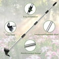 thumbnail image 4 of Weed Puller Tool with Long Handle - 60" Manual Weeder Remover Tool, 2 in 1 Hand Rake and Garden Hoe for Gardening, Heavy Duty Uprooting Weeding Pull Yard, Lawn, Patio, 4 of 5