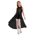 thumbnail image 1 of renvena Robe Maxi à Sequins pour Filles, Robe Sans Manches en Chiffon pour Enfants, Concours, Mariage, Fête, Fille Noire 10, 1 of 7