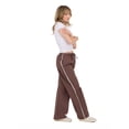 thumbnail image 3 of Forever 21 Women's Nylon Wide Leg Pant with Lace Trim, Sizes XS-XL, 3 of 5