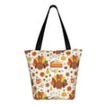 thumbnail image 3 of Fotbe Thanksgiving With Turkey Pattern Beach Tote,Shoulder Handbag,Spacious Tote Bag,Lightweight Travel Bag,Versatile Shopping Bag, 3 of 9