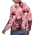 thumbnail image 6 of Sikiie Delicate Pink Carnations Men's Hoodie, Essentials Hoodie, Sweatshirt, Pullover Hooded Sweatshirt for Men-3X-Large, 6 of 7