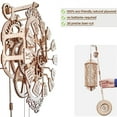 thumbnail image 2 of Wood Trick 3D Pendulum Wall Clock Wooden Model Mechanical Self Building Kit, 2 of 6