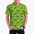 thumbnail image 1 of Fotbe Frogs Pattern Men’s Golf Polo Shirt – Breathable Performance Golf Shirt with Button-Down Collar-XX-Large, 1 of 6