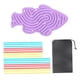 thumbnail image 2 of Tablero de actividades sensoriales Fidget, juguete de entrenamiento sensorial, tablero de actividades de coordinación para niños, tablero de silicona Violeta, 2 of 8