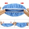 thumbnail image 2 of REGALWOVEN 5 pcs 7-8 Inch Sky Blue Mircrofiber Vehicle Wax Polishing Bonnet Buffing Pad Cover, 2 of 6