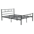 thumbnail image 2 of Cheerwing Premium Metal Bed Frame with Headboard and Under-bed Storage, Multiple Colors, 2 of 5