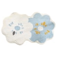 thumbnail image 1 of Alfombrilla de baño de microfibra gruesa y resistente, esponjosa, lavable a máquina, antideslizante, para baño, dormitorio y entrada de puerta (azul), 1 of 5
