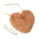 thumbnail image 1 of Bolso de mano ligero con forma de corazón y cadena, elegante, para mujer, para fiesta Ligero caqui, 1 of 9