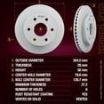 thumbnail image 2 of Metrix Premium Chassis Parts - 4 PCS Front/Rear Brake Rotor Kit Fits Chevrolet Astro, Silverado 1500, Classic, Suburban 1500, GMC Sierra 1500, Classic, Safari, 56825FZN, 56827FZN, 2 of 8