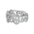 thumbnail image 3 of 0.55Cttw Prong Set Round Cut Diamond Ladies Band Ring 14K White Gold Size 7.5, 3 of 6