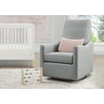thumbnail image 3 of Delta Children Adley Nursery Glider Swivel Chair - Greenguard Gold Certified, French Grey, 3 of 13