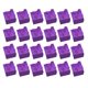 thumbnail image 3 of 24 Paquetes de Cajas de Joyas de Cartón Cuadrado Perfecl 5 × 5 × 3.4 cm Púrpura, 3 of 5