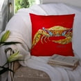 thumbnail image 3 of Crab Painting Fabric Decorative Pillow, 3 of 4