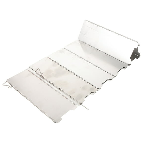 unbranded  10 Sheets Windshield Outdoor Camping Accessories Cooker Portable Bbq Silver
