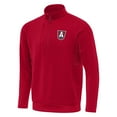 thumbnail image 2 of Men's Antigua Red Atlanta Dream Generation Quarter-Zip Pullover Top, 2 of 3