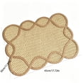 thumbnail image 2 of Fareti Paper Woven Placemat with Vintage Design, 45x30cm Heat Insulation Table Mat for Dining Table, 2 of 4
