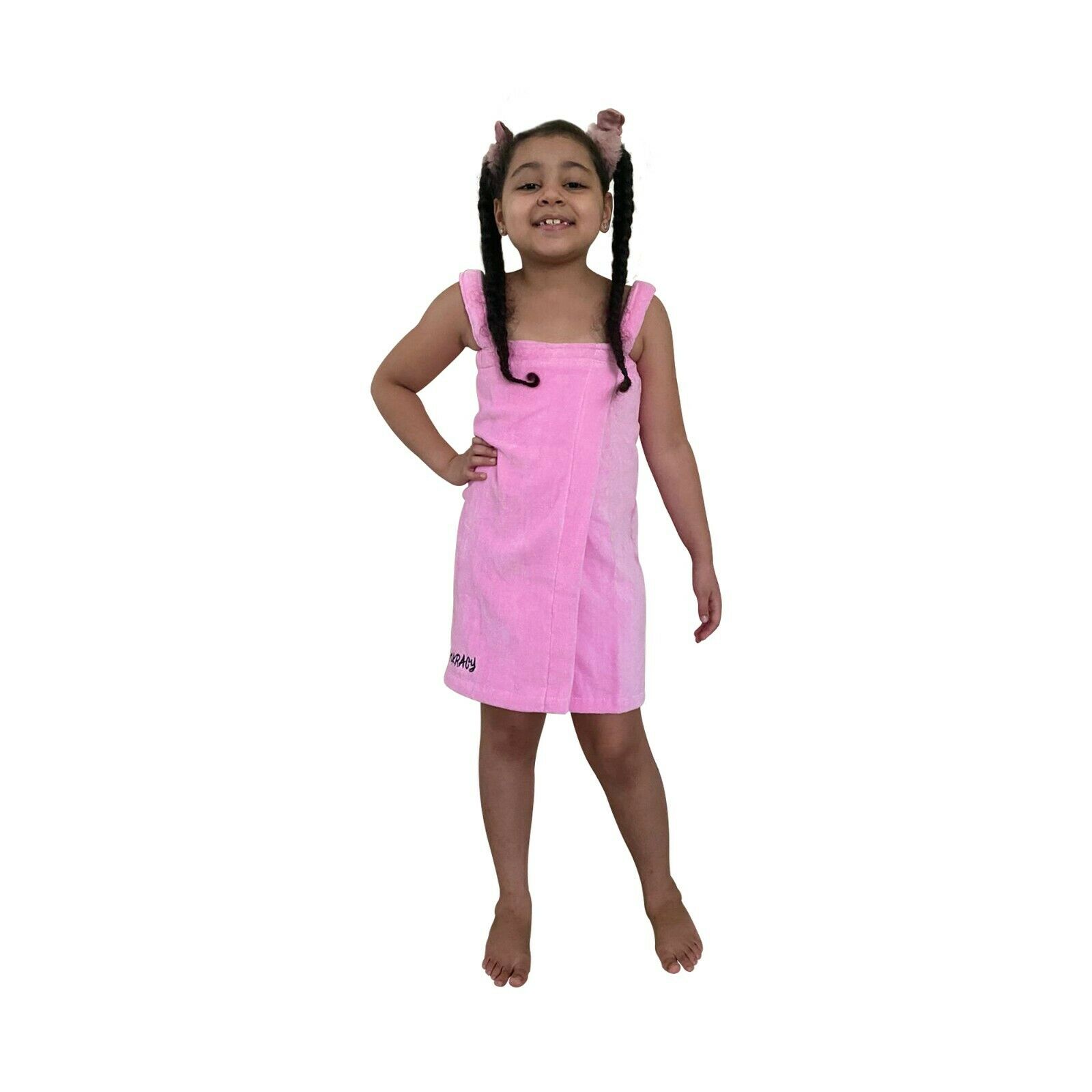 Pinkracy Towel Wrap Robes for Girls Premium Cotton Terry Cloth Robe