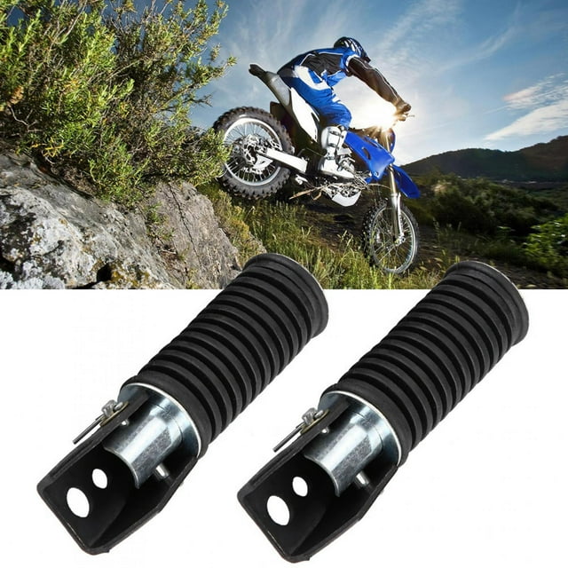 Par de reposapiés de Pedal para pasajero trasero de motocicleta para Suzuki GN125/QJ25/GS125/GT125-5