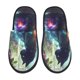 thumbnail image 1 of Balery Cosmic Cat In Window Pantuflas de Casa de Felpa Silenciosas con Diseño Estampado, Zapatillas Cómodas Antideslizantes de Algodón para Interior-Large, 1 of 8