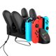 thumbnail image 1 of Base de carga NQ para Nintendo Switch diseño de riel de alta velocidad para mandos, 1 of 1