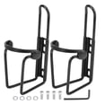 thumbnail image 1 of 2uds Universal Bicicleta Manillar Bebida Soporte Aluminio Aleación Negro Unique Bargains jaulas para botellas de agua para bicicletas, 1 of 1