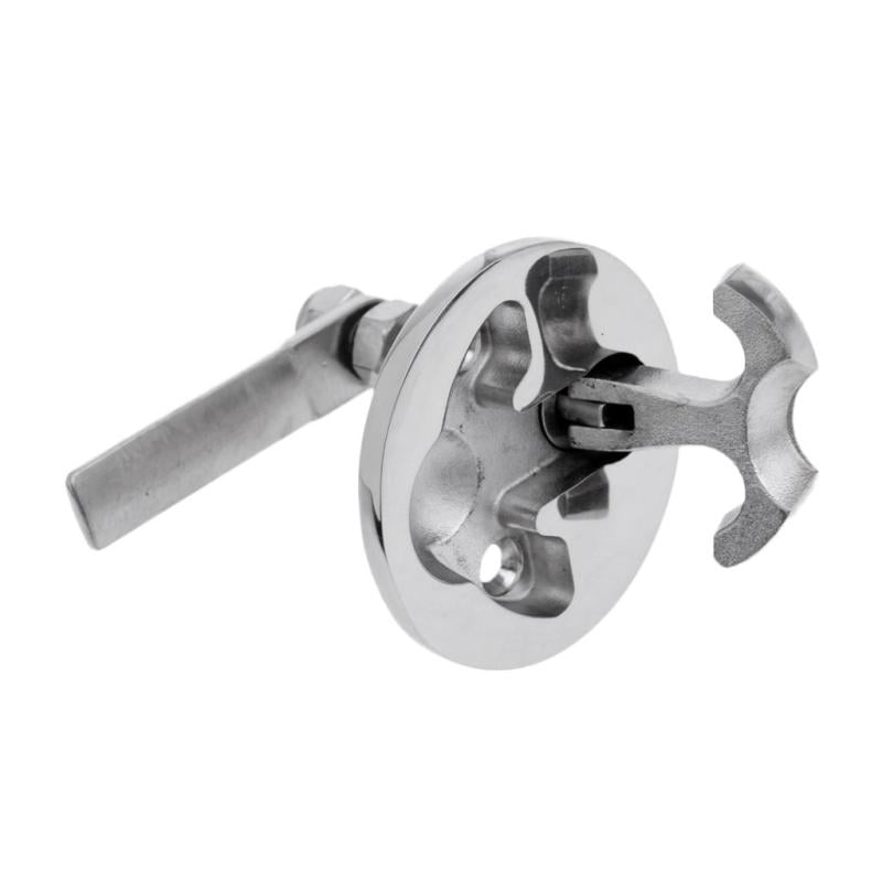 Marine Boat Hatch Latch Turning Lift THandle 2" Stainless Steel Flush