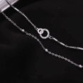 thumbnail image 1 of Pulsera de doble anillo geométrico de plata S925 para mujer, diseño de nicho de lujo ligero, anillo enlazado, joyería de alta gama para novia, 1 of 5