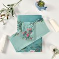 thumbnail image 6 of 3 Piece Bath Towels Set Bath Towel, Hand Towel and Face Towel for Bathroom, Gym, Hotel Flowers and Butterflies Flying, 6 of 8