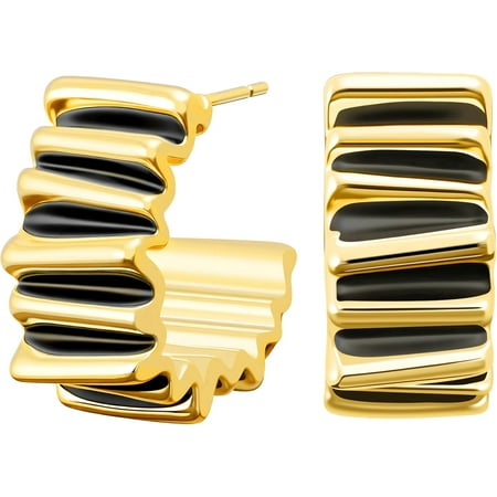 Trendy Gold Drop Earrings for Women - Elegant & Unique for all-day 14K Plated Non Tarnish & Hypoallergenic[e793]