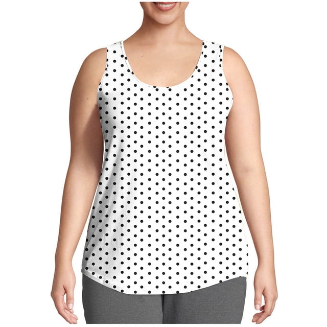 Boovnll Débardeurs pour Femmes, Mode Été Décontractée Imprimée Ample Grande Taille Col Rond Camisoles Débardeur, Débardeur pour Femmes, Débardeurs, Débardeurs pour Femmes