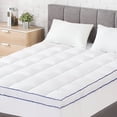 thumbnail image 3 of Chunyi California King Size Quilted Mattress Pad Extra Thick Bed Mattress Topper Protector, 3 of 10