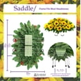 thumbnail image 4 of Sympathy Silks Artificial Cemetery Flowers Yellow Sunflowers Saddle for Headstone, 4 of 5