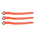 thumbnail image 1 of 3PCS Rubber Utility Ties, Adjustable Hook and Loop Webbing Straps, Adjustable Bike Lock Straps for Bike , Equipment, Skis, 1 of 7