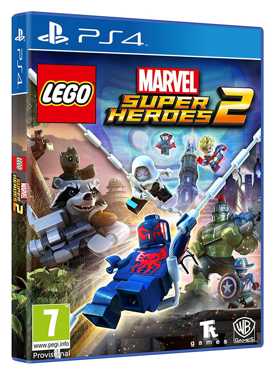Playstation 2 games, Action Bundle Spiderman, Hulk, Lego & Fantastic 4 PS2