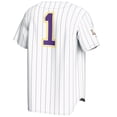 thumbnail image 3 of Youth GameDay Greats #1 White LSU Tigers Lightweight Baseball Jersey, 3 of 4