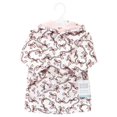 thumbnail image 2 of Hudson Baby Infant Girl Mink with Faux Fur Lining Pool and Beach Robe Cover-ups, Pink Bows, 0-6 Months, 2 of 2