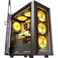 thumbnail image 1 of Funda para PC MUSETEX G07 con 6 ventiladores PWM ARGB, vidrio templado, 1 of 6